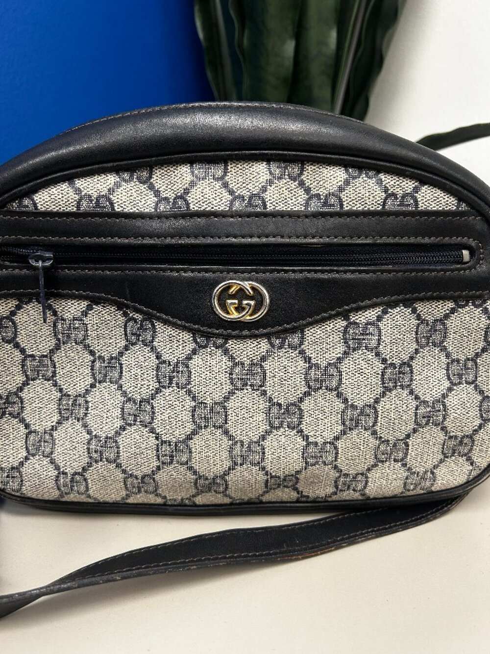 GUCCI GG Blue Small Cross Body Bag
